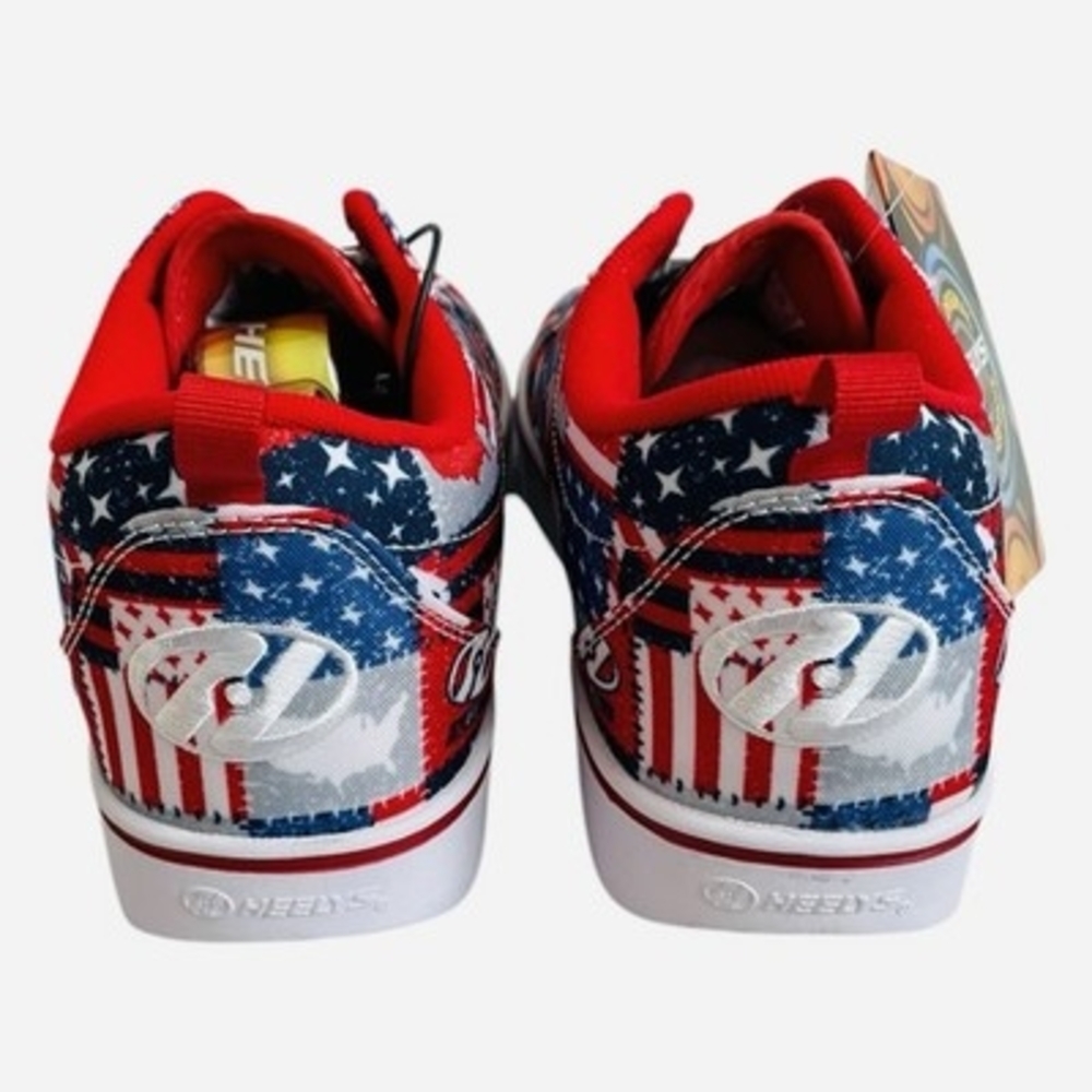 Heelys Pro 20 Prints American Flag USA Patchwork Skate Shoes Womens 9 NIB - Picture 10 of 12